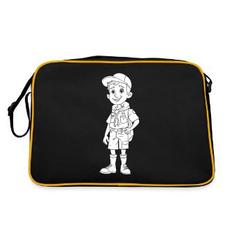 Boy Scout Boy - Retro Bag - black/gold - Back