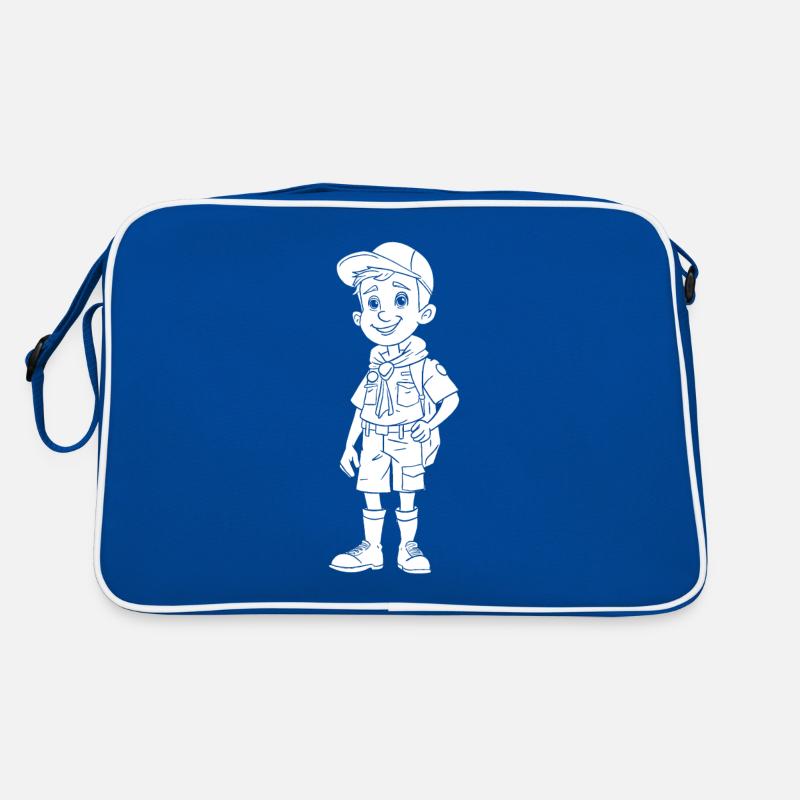 Pfadfinder Junge Retro Tasche