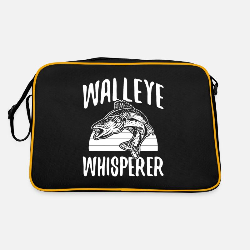 Walleye Whisperer pour tous les amateurs de pêche Sac Retro
