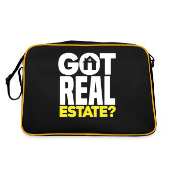 Real Estate Agent Housing - Retro Bag - black/gold - Back