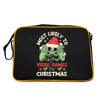 Christmas Gambler - Retro Bag - black/gold - Back