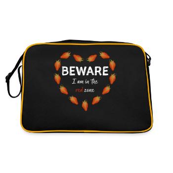 Semaine de la fraise Période menstruelle Endométriose - Sac Retro - noir/or - Dos