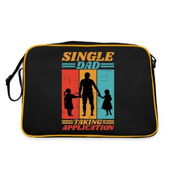 Single Dad Taking Application 6 - Retro Bag - black/gold - Back