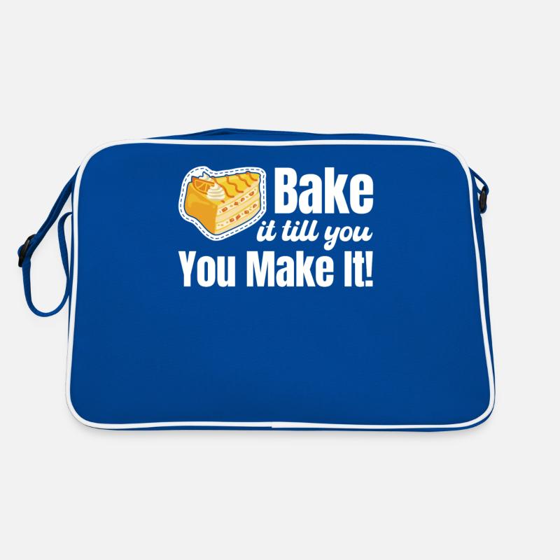 Backen Sie Es, Bis Sie Es Machen! Backgebäck Retro Tasche