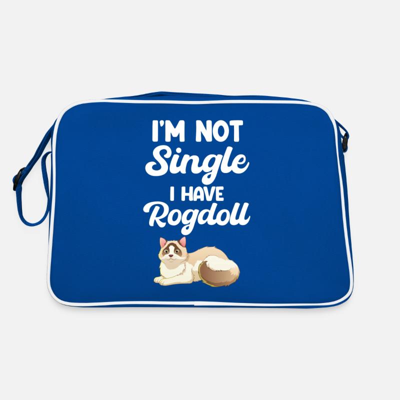Ich Bin Nicht Single Ich Habe Eine Ragdoll Mama Retro Tasche