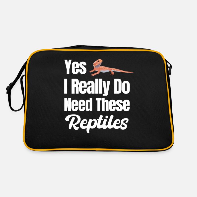 yes, I really need these reptiles, Retro Bag