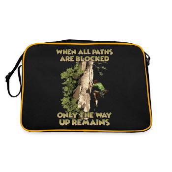 The Art of Toprope Climbing Toprope Mountaineer - Retro Bag - black/gold - Back