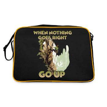 Erobre the peaks toprope climbing for mountaineers - Retro Bag - black/gold - Back