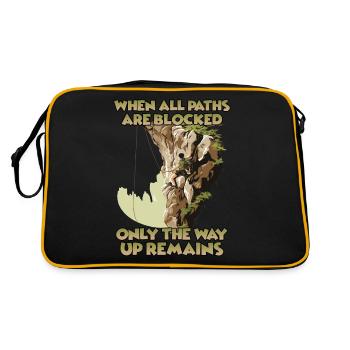 Toprope Escalade Outdoor Fans Alpinisme - Sac Retro - noir/or - Dos