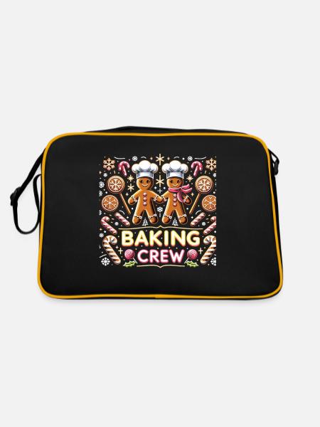 Équipe de pâtisserie - Sac Retro - noir/or - Dos