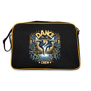 Breakdance Dance Crew - Retro Bag - black/gold - Back