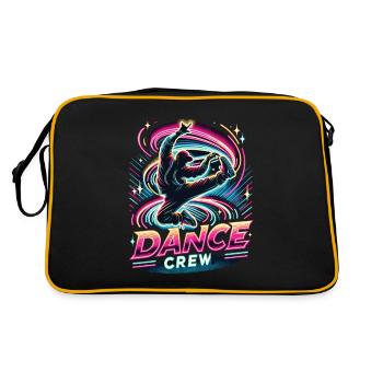 Breakdance Dance Crew - Retro Bag - black/gold - Back