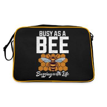 Bee Gifts - Retro Bag - black/gold - Back
