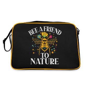 Bee Gifts - Retro Bag - black/gold - Back