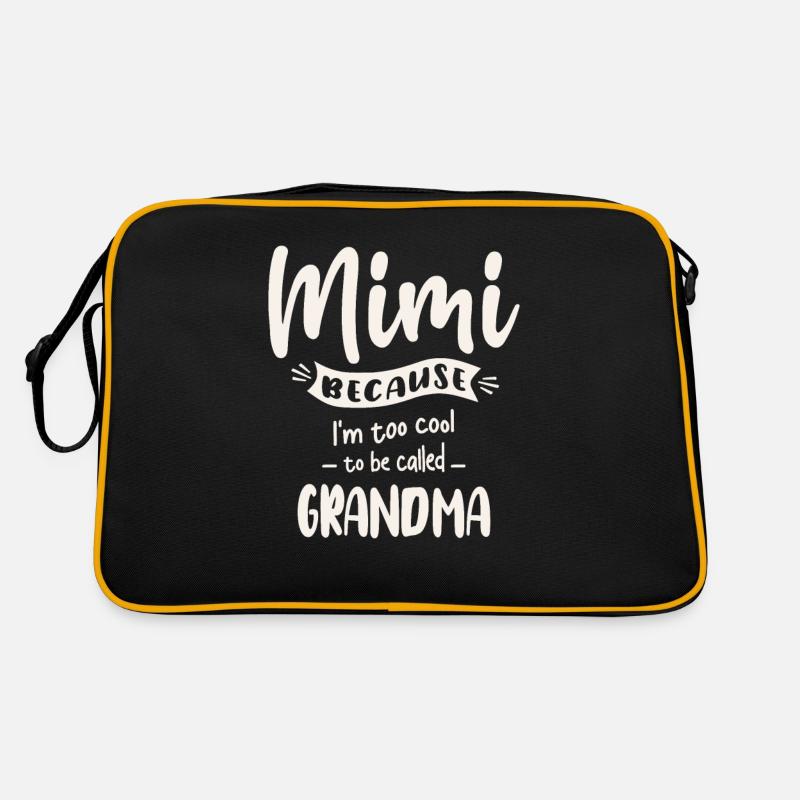 Mimi parce que je suis trop cool pour qu’on m’appelle grand-mère Sac Retro