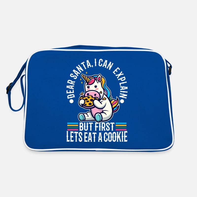 Dear santa i can explain But first lets eat a Retro Tasche