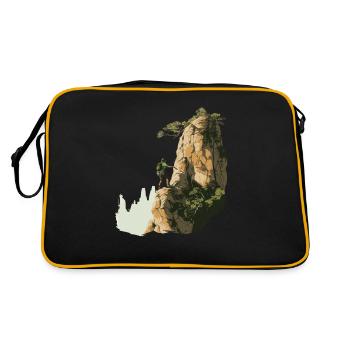 Mountaineering Top Rope Climbing Fans Mountaineers - Retro Bag - black/gold - Back