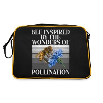 Bee Gifts - Retro Bag - black/gold - Back