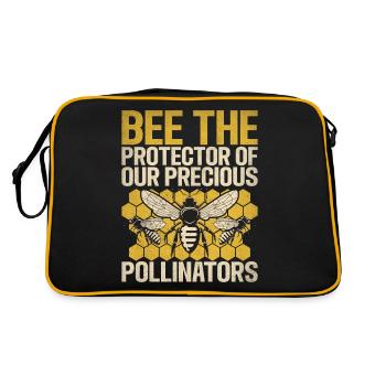 Bee Gifts - Retro Bag - black/gold - Back