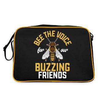 Bee Gifts - Retro Bag - black/gold - Back