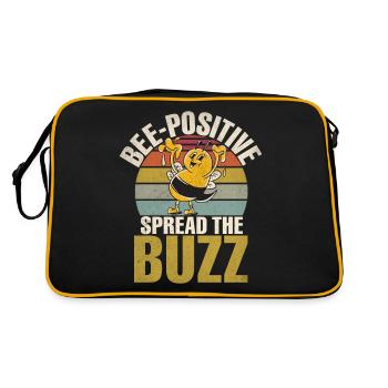 Bee Gifts - Retro Bag - black/gold - Back
