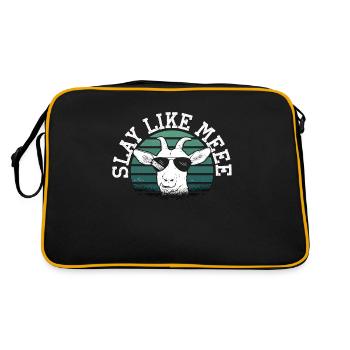 L’élevage de moutons et de chèvres tue comme moi l’élevage de chèvres - Sac Retro - noir/or - Dos