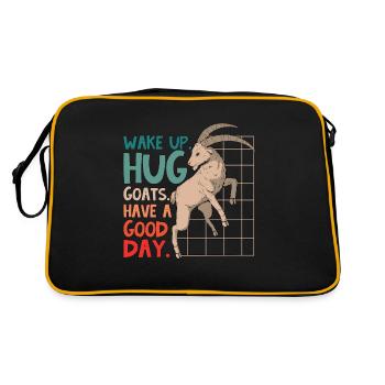 L’élevage de moutons et de chèvres Réveillez-vous l’élevage de chèvres câlin - Sac Retro - noir/or - Dos