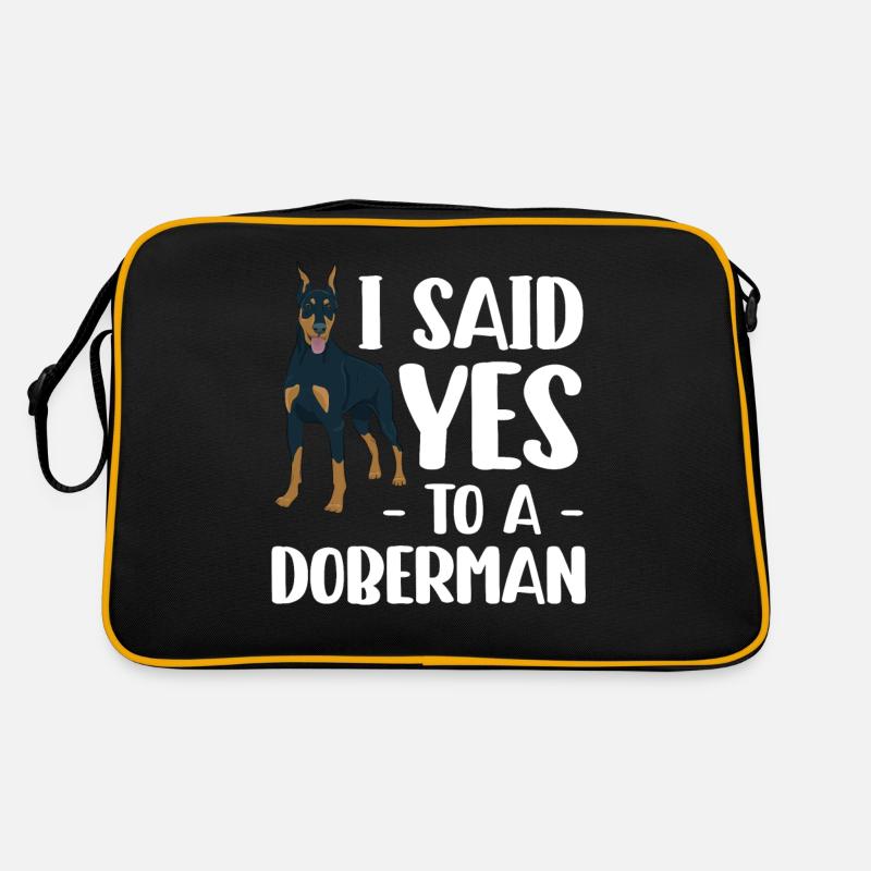I said yes to a Doberman Pinscher Retro Bag