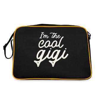 I'm The Cool Gigi - Retro Bag - black/gold - Back