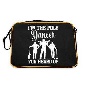 Lumberjack Chainsaw Wood Chopping Lumberjack Treepf - Retro Bag - black/gold - Back