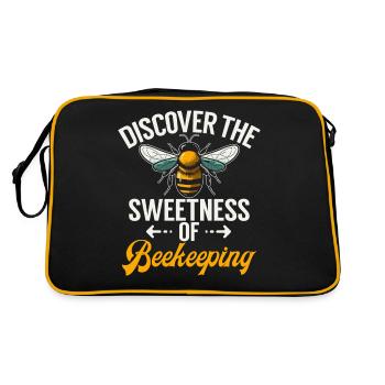 Bee Gifts - Retro Bag - black/gold - Back