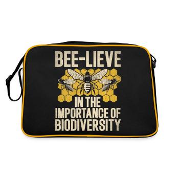 Bee Gifts - Retro Bag - black/gold - Back
