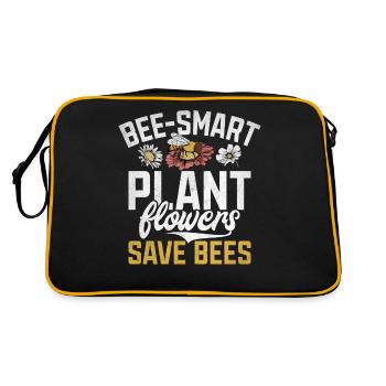 Bee Gifts - Retro Bag - black/gold - Back