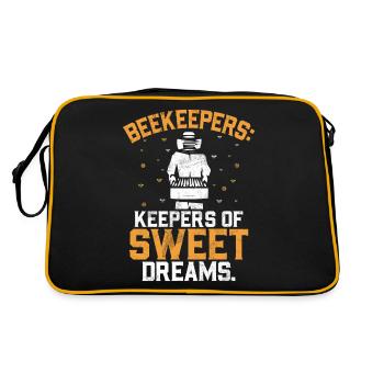 Bee Gifts - Retro Bag - black/gold - Back