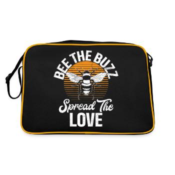 Bee Gifts - Retro Bag - black/gold - Back
