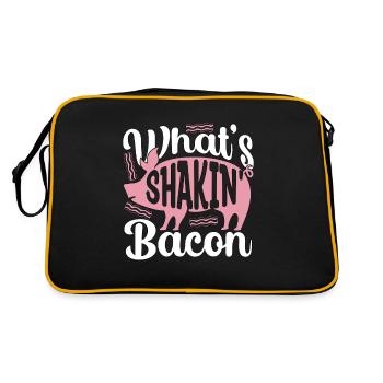 L’élevage porcin Qu’est-ce que Shakin' Bacon Farm Products - Sac Retro - noir/or - Dos