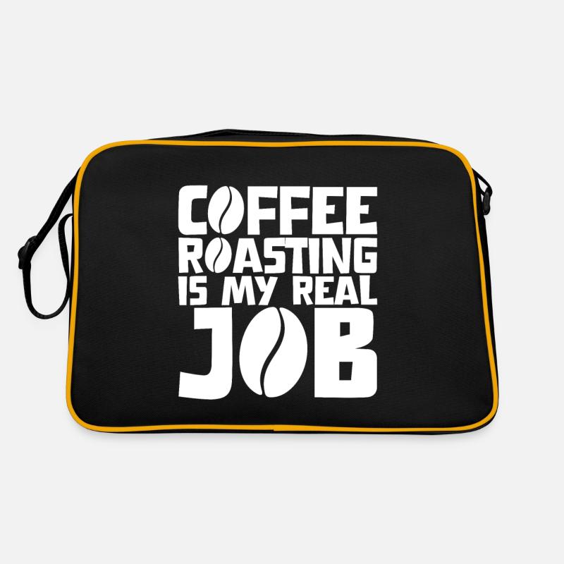 Coffee Roasting Is My Real Job Retro Tasche