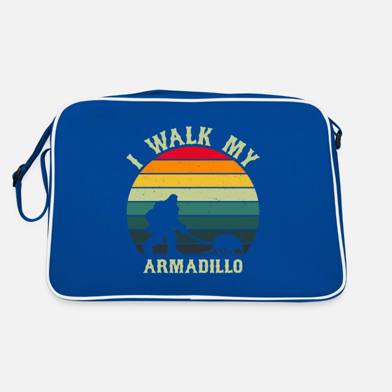 I take my Armadillo for a walk Retro Bag