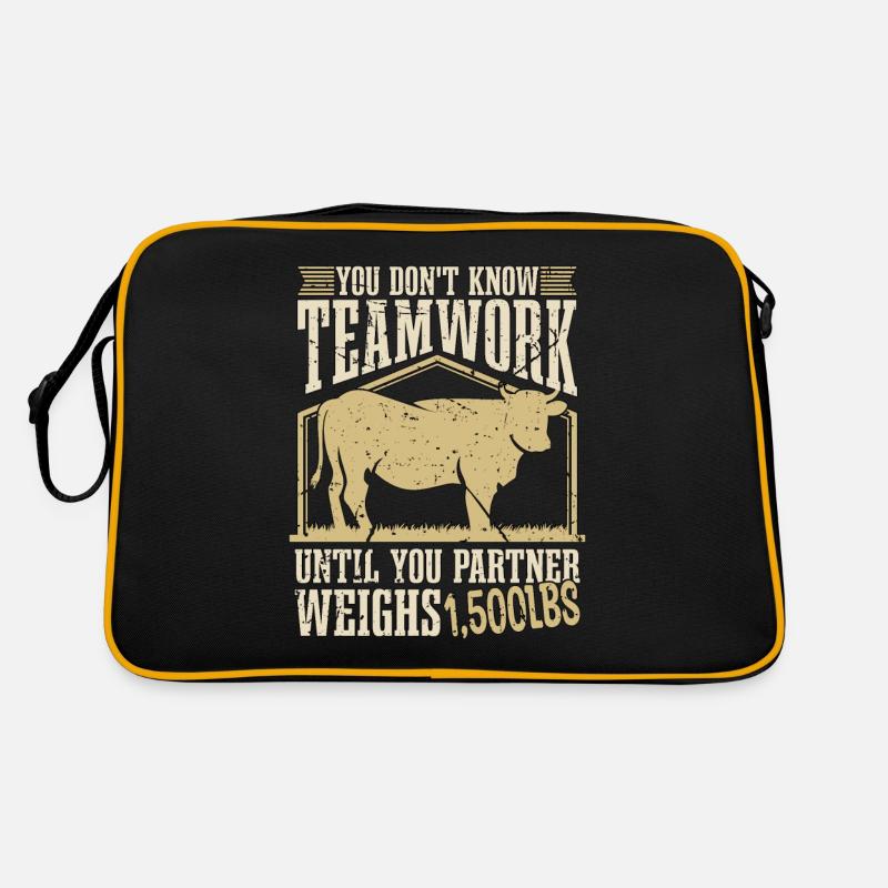 Livestock Breeder You Don't Know Teamwork Breeding Retro Tasche