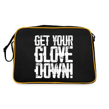 Get Your Glove Down 3 - Retro Tasche - Schwarz/Gold - Hinten