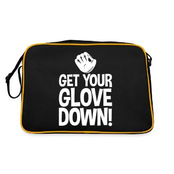 Get Your Glove Down 4 - Retro Tasche - Schwarz/Gold - Hinten