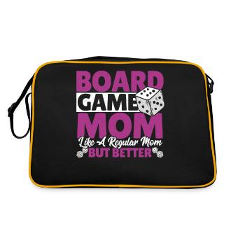 Board Games Game Board Gift - Retro Bag - black/gold - Back