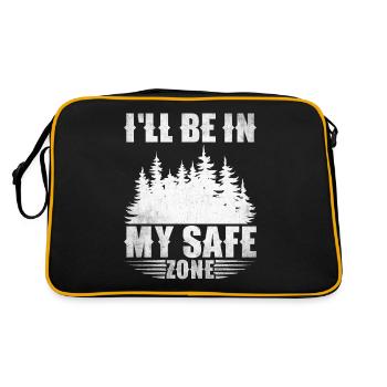 Forest Lovers Tree Owners Forest Decor Nature Lovers - Retro Bag - black/gold - Back