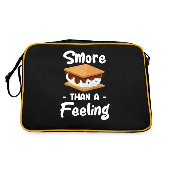 S'more Than A Feeling Glamping Adventures - Retro Tasche - Schwarz/Gold - Hinten