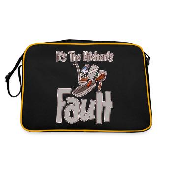 It's The Kitchen's Fault 2 - Retro Bag - black/gold - Back