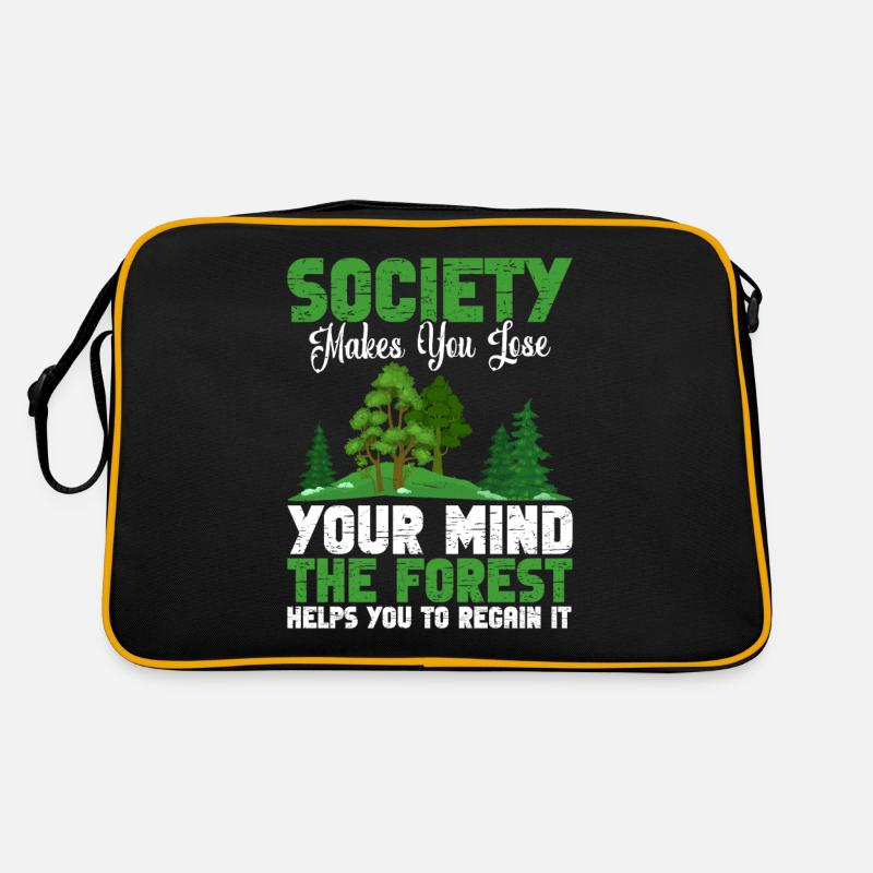 Forest Owner Tree Lovers Forest Walk Bergste Retro Bag
