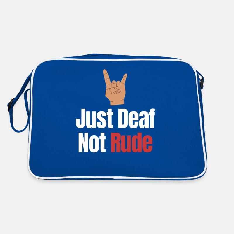 Juste sourd pas grossier sourd Sac Retro