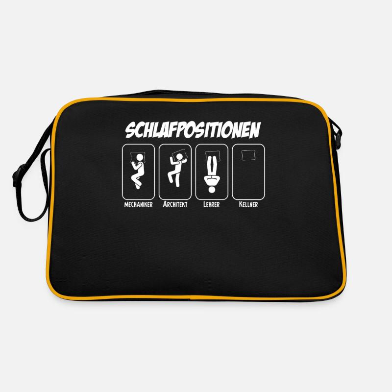 Kellner Geschenk Schichtarbeiter Kellner Retro Tasche