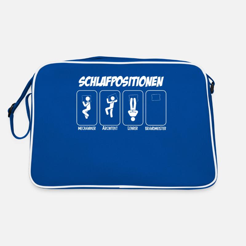 Feuerwehrmann Geschenk Schichtarbeiter Retro Tasche