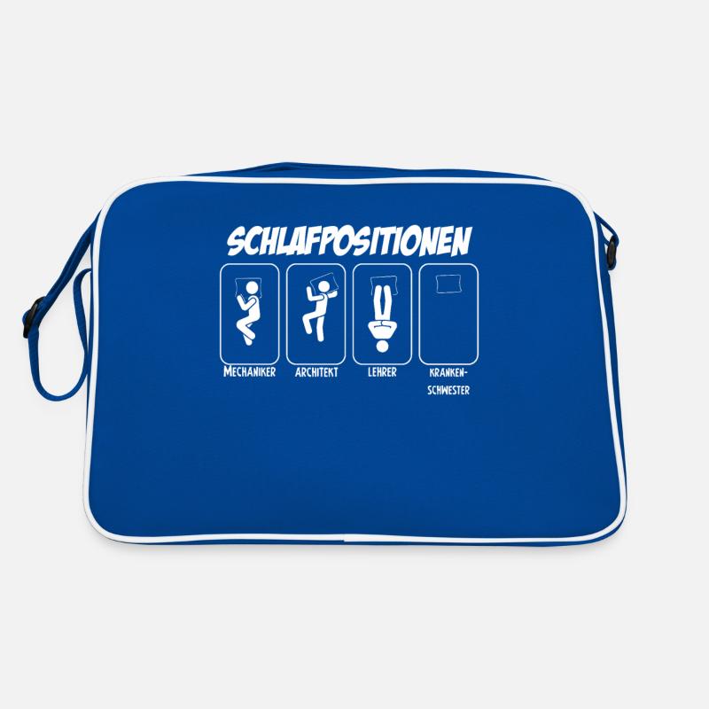 Krankenschwester Geschenk Schichtarbeit Retro Tasche